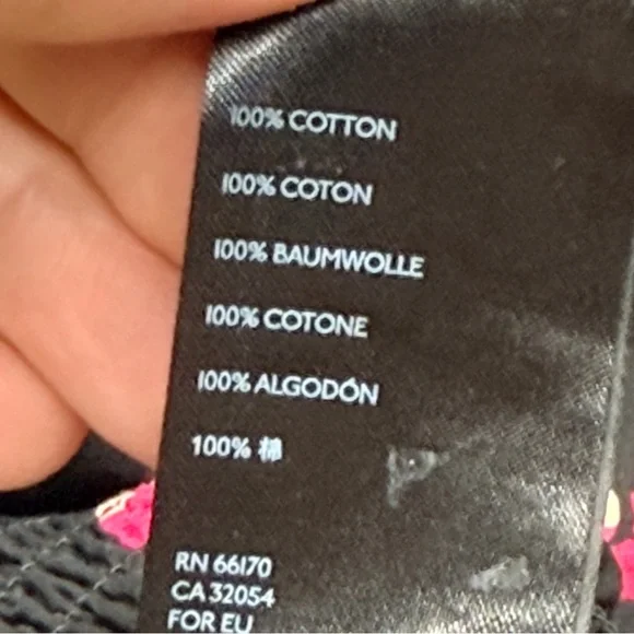 Anthropologie Maeve Adelaide Top Blouse Black Floral Crop Dolman Sleeve Women SP - Picture 13 of 16